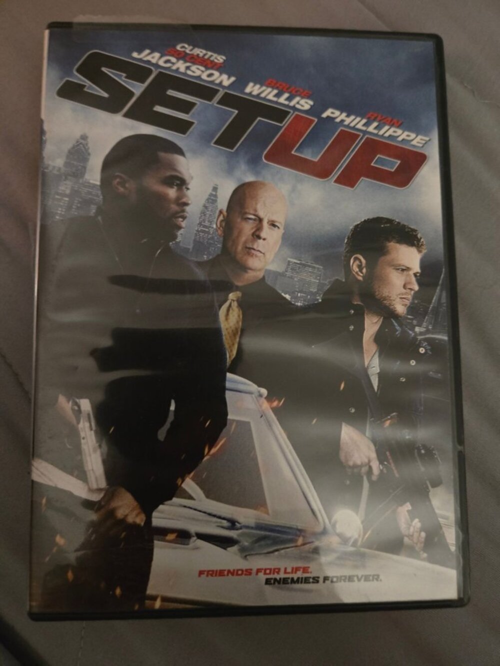 Setup DVD 2011 Bruce Willis Ryan Phillippe & 50 Cent Action Thriller Lionsgate